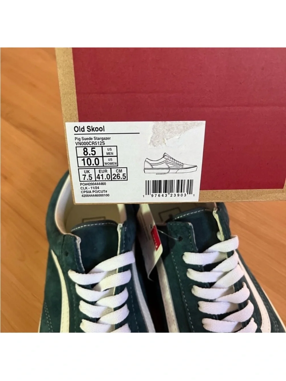 Vans Old Skool Pig Suede Stargazer Women 10.0 US Mens 8.5 US